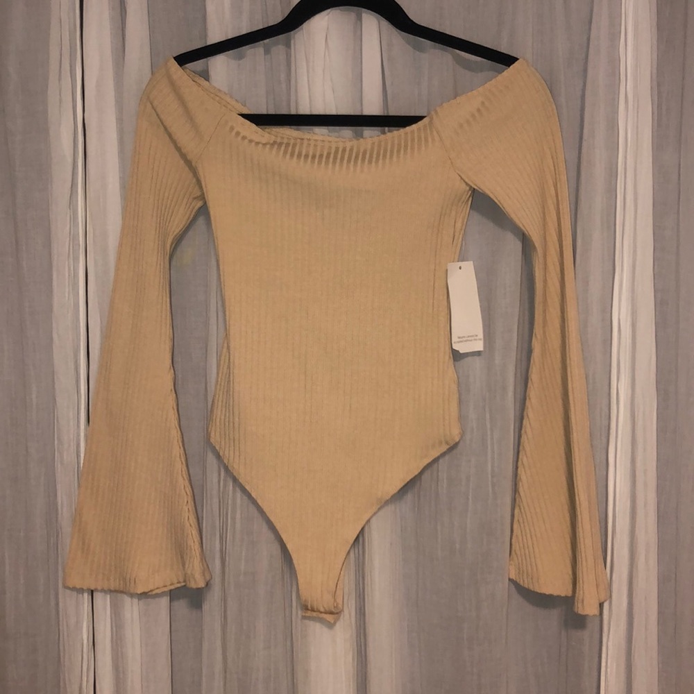 Off the shoulder body suit